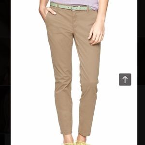 Gap Skinny Mini Skimmer Khakis